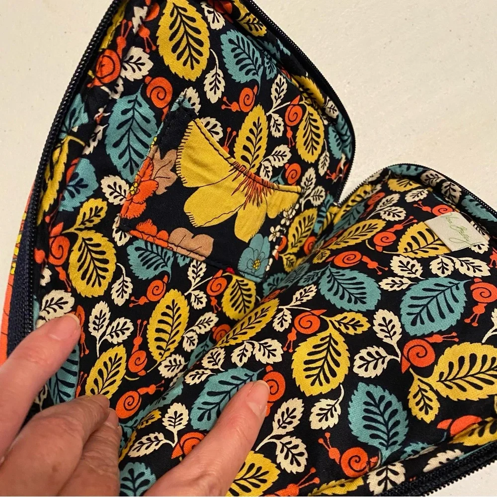 Vera Bradley Tablet Sleeve, Floral Quilted Zipper Case